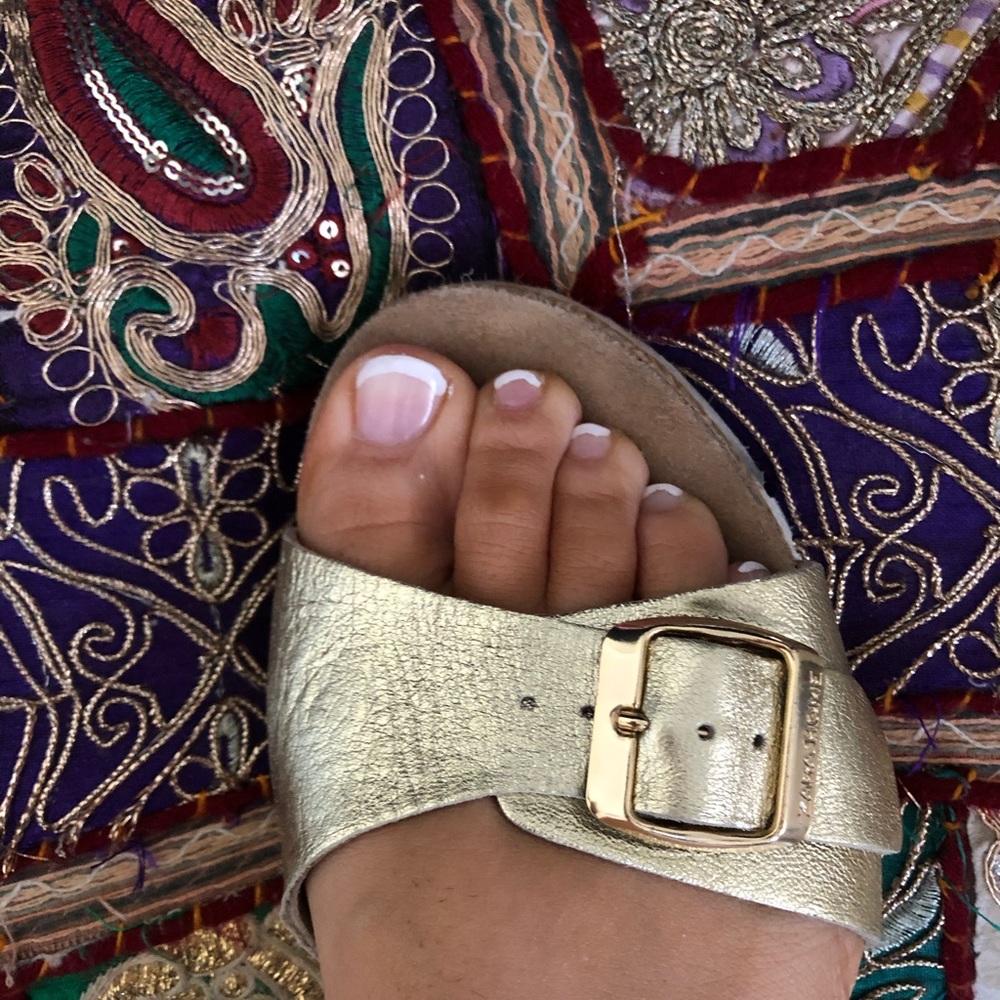 Zara leather sandals